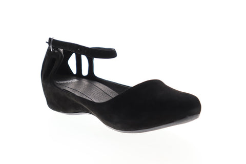 Camper Sinuosa 21620-001 Womens Black Suede Slip On Flip-Flops Sandals Shoes