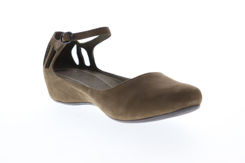 Camper Sinuosa 21620-011 Womens Brown Suede Slip On Flip-Flops Sandals Shoes