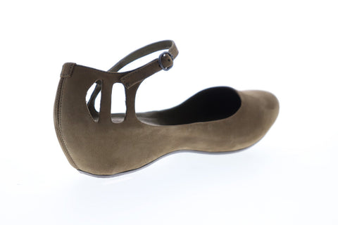 Camper Sinuosa 21620-011 Womens Brown Suede Slip On Flip-Flops Sandals Shoes