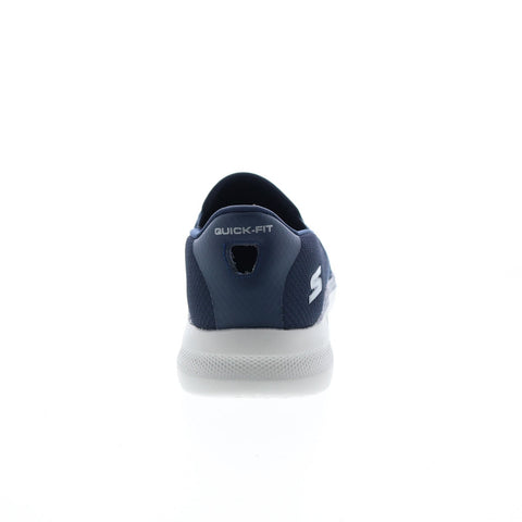 Skechers Go Walk 6 Orva 216200 Mens Blue Canvas Athletic Walking Shoes