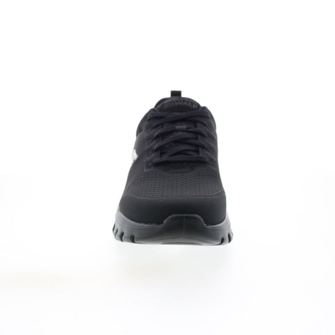 Skechers Go Walk Glide Step Ryder Mens Black Lifestyle Sneakers Shoes