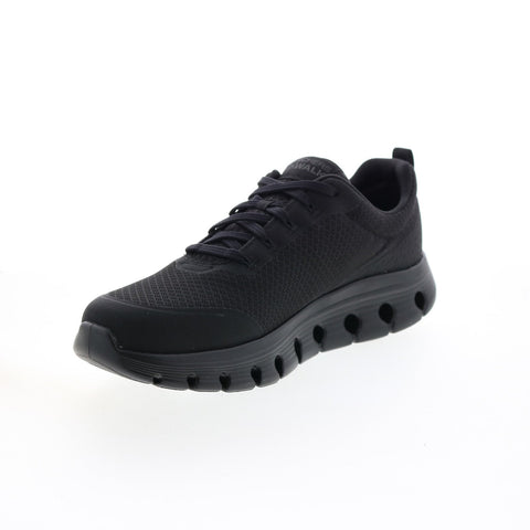 Skechers Go Walk Glide Step Ryder Mens Black Lifestyle Sneakers Shoes