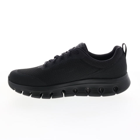 Skechers Go Walk Glide Step Ryder Mens Black Lifestyle Sneakers Shoes
