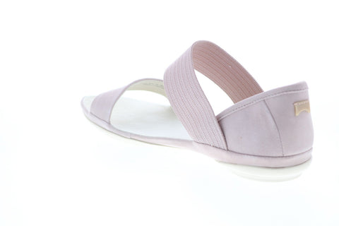 Camper Right Nina 21735-071 Womens Pink Suede Slip On Strap Sandals Shoes