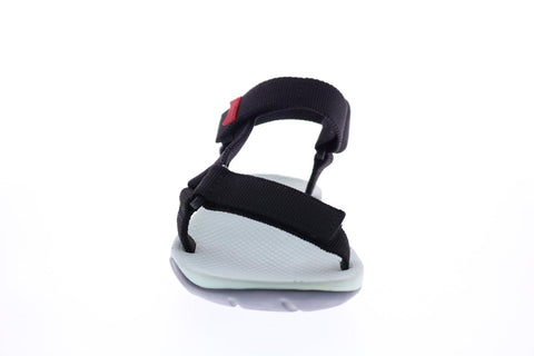 Camper Match 21891-025 Womens Black Canvas Strap Flats Slingback Shoes