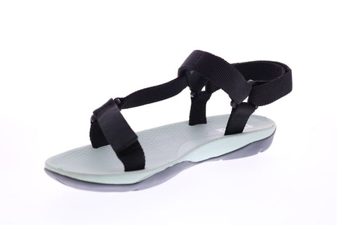 Camper Match 21891-025 Womens Black Canvas Strap Flats Slingback Shoes