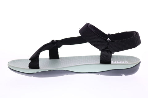 Camper Match 21891-025 Womens Black Canvas Strap Flats Slingback Shoes