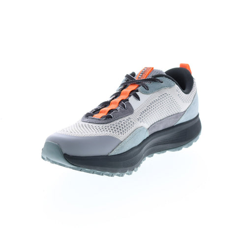 Skechers Go Run Pulse Trail 220150 Mens Gray Leather Athletic Running Shoes