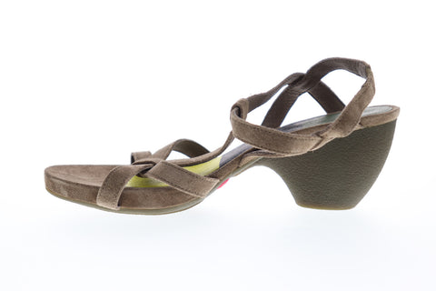 Camper Lila Medio 22042-005 Womens Brown Suede Pumps Heels Shoes