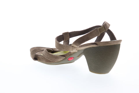 Camper Lila Medio 22042-005 Womens Brown Suede Pumps Heels Shoes
