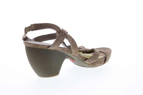 Camper Lila Medio 22042-005 Womens Brown Suede Pumps Heels Shoes