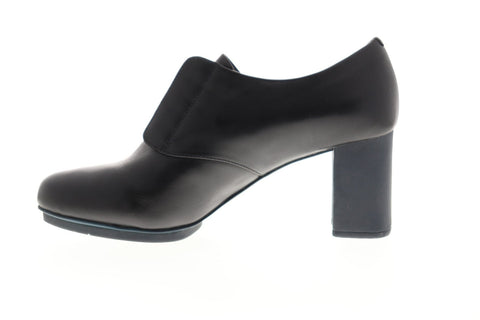 Camper Myriam 22096-080 Womens Black Leather Lace Up Wedges Heels Shoes