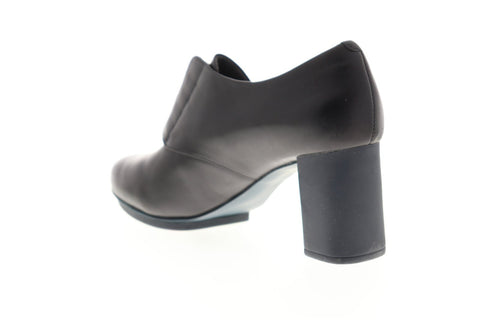 Camper Myriam 22096-080 Womens Black Leather Lace Up Wedges Heels Shoes