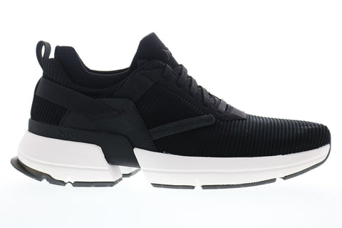Mark Nason Split Litman 222000 Mens Black Canvas Low Top Sneakers Shoes