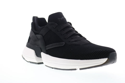 Mark Nason Split Litman 222000 Mens Black Canvas Low Top Sneakers Shoes