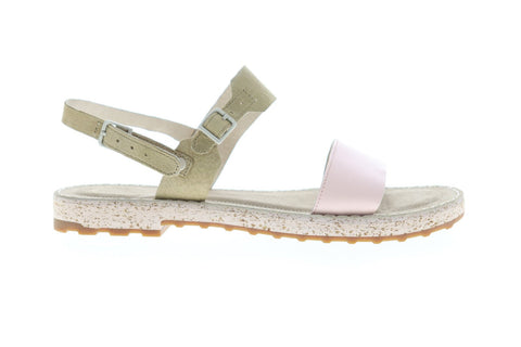 Camper PimPom 22518-001 Womens Gray Leather Strap Flip-Flops Sandals Shoes