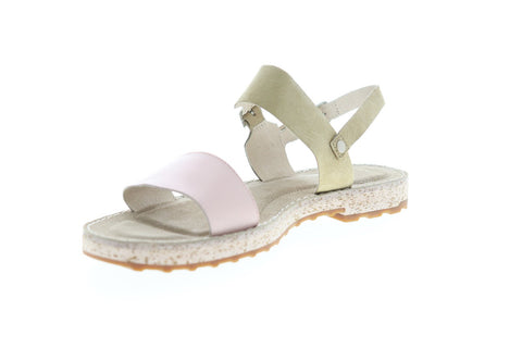 Camper PimPom 22518-001 Womens Gray Leather Strap Flip-Flops Sandals Shoes