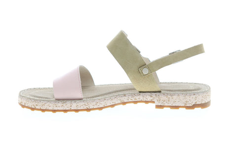 Camper PimPom 22518-001 Womens Gray Leather Strap Flip-Flops Sandals Shoes