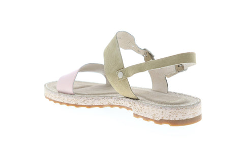 Camper PimPom 22518-001 Womens Gray Leather Strap Flip-Flops Sandals Shoes