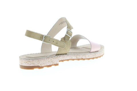 Camper PimPom 22518-001 Womens Gray Leather Strap Flip-Flops Sandals Shoes