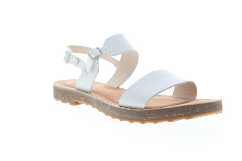 Camper PimPom 22518-002 Womens White Leather Strap Flip-Flops Sandals Shoes