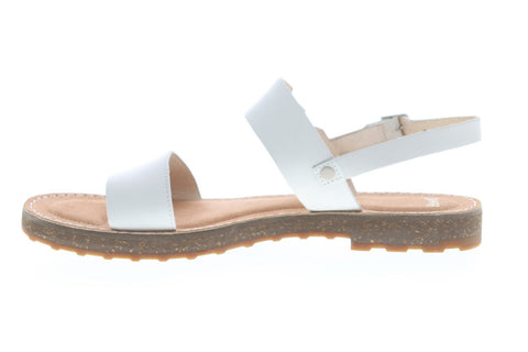 Camper PimPom 22518-002 Womens White Leather Strap Flip-Flops Sandals Shoes