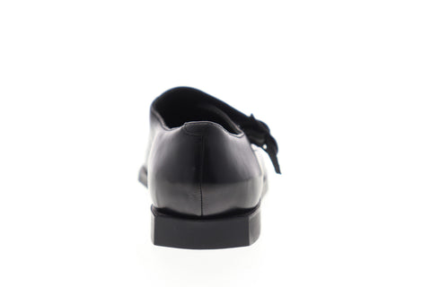 Camper Mortimer 22537-003 Womens Black Leather Strap Oxford Flats Shoes