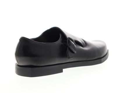 Camper Mortimer 22537-003 Womens Black Leather Strap Oxford Flats Shoes
