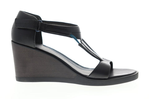 Camper Limi 22569-001 Womens Black Leather Heels Strap Wedges Shoes