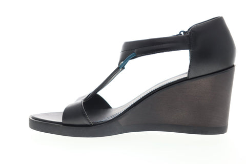 Camper Limi 22569-001 Womens Black Leather Heels Strap Wedges Shoes