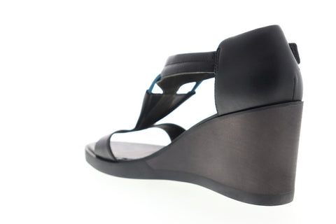 Camper Limi 22569-001 Womens Black Leather Heels Strap Wedges Shoes