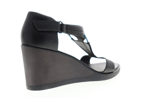 Camper Limi 22569-001 Womens Black Leather Heels Strap Wedges Shoes