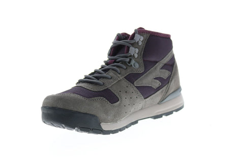 Hi-Tec Sierra Lite Mid 23171 Womens Gray Suede Lace Up Hiking Boots