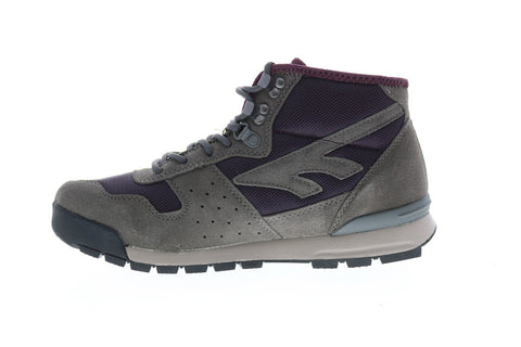 Hi-Tec Sierra Lite Mid 23171 Womens Gray Suede Lace Up Hiking Boots