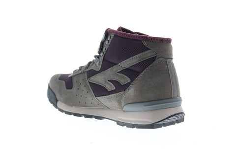 Hi-Tec Sierra Lite Mid 23171 Womens Gray Suede Lace Up Hiking Boots