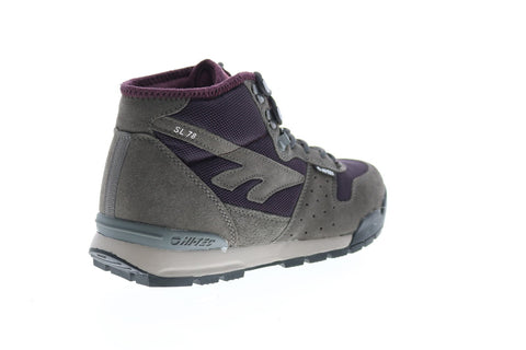 Hi-Tec Sierra Lite Mid 23171 Womens Gray Suede Lace Up Hiking Boots