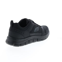 Skechers Track Knockhill 232001 Mens Black Lace Up Lifestyle