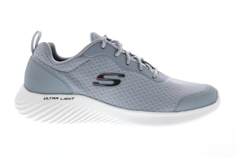 Skechers Bounder Voltis 232005 Mens Gray Mesh Athletic Cross Training Shoes