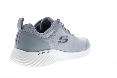Skechers Bounder Voltis 232005 Mens Gray Mesh Athletic Cross Training Shoes
