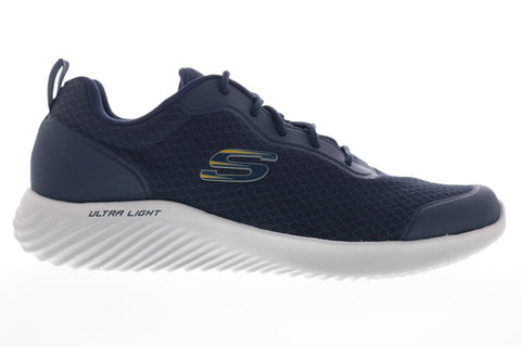 Skechers Bounder Voltis 232005 Mens Blue Mesh Athletic Cross Training Shoes