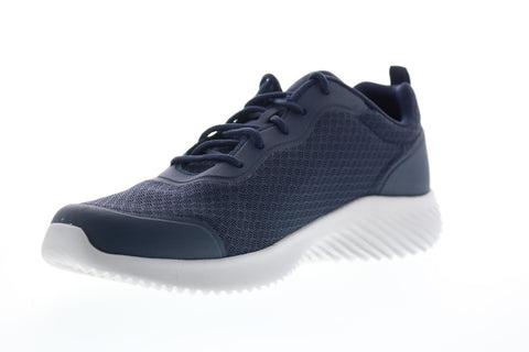 Skechers Bounder Voltis 232005 Mens Blue Mesh Athletic Cross Training Shoes