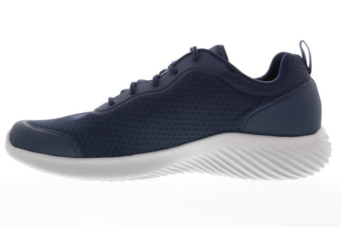 Skechers Bounder Voltis 232005 Mens Blue Mesh Athletic Cross Training Shoes