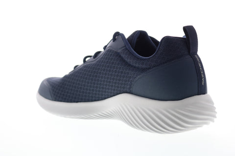 Skechers Bounder Voltis 232005 Mens Blue Mesh Athletic Cross Training Shoes