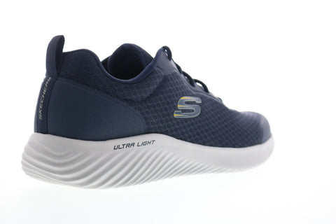 Skechers Bounder Voltis 232005 Mens Blue Mesh Athletic Cross Training Shoes