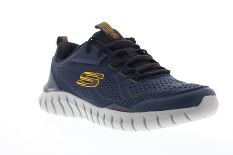 Skechers Overhaul 2.0 232013 Mens Blue Mesh Athletic Cross Training Shoes