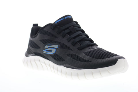 Skechers Overhaul Blokade 232014 Mens Black Mesh Athletic Cross Training Shoes