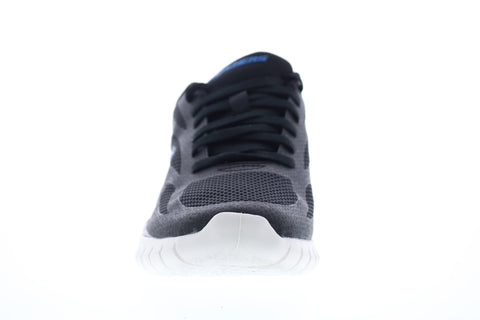 Skechers Overhaul Blokade 232014 Mens Black Mesh Athletic Cross Training Shoes