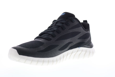 Skechers Overhaul Blokade 232014 Mens Black Mesh Athletic Cross Training Shoes