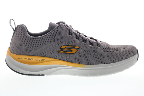 Skechers Ultra Groove Templar 232032 Mens Gray Athletic Cross Training Shoes