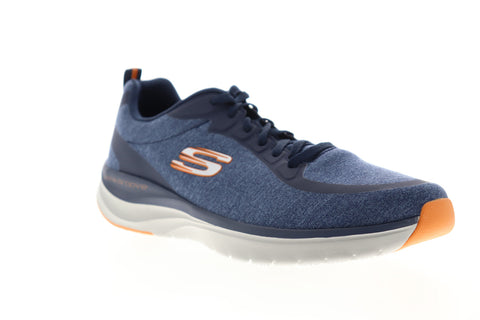 Skechers Ultra Groove Jarmer 232033 Mens Blue Canvas Lifestyle Sneakers Shoes